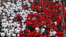 XXI Bieg Niepodległości. Fot. PAP/ Bartłomiej Zborowski