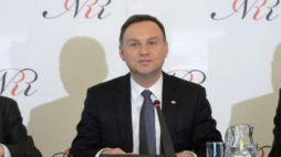 Prezydent Andrzej Duda podczas posiedzenia Narodowej Rady Rozwoju. Fot. PAP/J. Turczyk