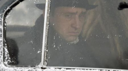 Borys Szyc na planie filmu o Tadeuszu Kantorze. Fot. PAP/J. Bednarczyk
