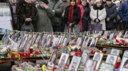 2. rocznica tzw. krwawego czwartku na Majdanie. Kijów, 20.02.2016. Fot. PAP/EPA