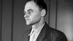 Rotmistrz Witold Pilecki przed Wojskowym Sądem Rejonowym. 1948 r. Fot. PAP/CAF/Archiwum