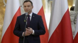 Prezydent Andrzej Duda podczas ceremonii wręczenia odznaczeń państwowych Polakom ratującym Żydów. Fot.PAP/D. Delmanowicz