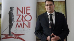 Prezes Fundacji Niezłomni Wojciech Łuczak. Fot. PAP/T. Waszczuk