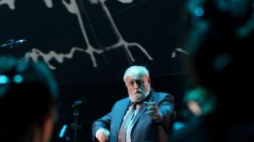 Krzysztof Penderecki podczas próby “Pasji wg św. Łukasza” w reż.Grzegorza Jarzyny w Alwerni. 2012 r.Fot.PAP/J.Bednarczyk
