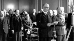 Wspólne posiedzenie rządu RP i Rady Narodowej przy udziale prezydenta RP Władysława Raczkiewicza w Londynie. Fot. NAC