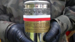 Kamień węgielny pod budowę pomnika Armii Krajowej w Krakowie. Fot. PAP/J. Bednarczyk 