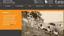 Strona internetowa www.archiwa.org