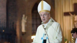 Abp metropolita poznański Stanisław Gądecki podczas uroczystej mszy w bazylice archikatedralnej. Fot. PAP/J. Kaczmarczyk