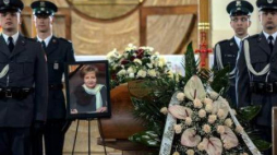 Uroczystości pogrzebowe prof. Zyty Gilowskiej w kościele pw. NMP Matki Kościoła w Świdniku. Fot. PAP/W. Pacewicz 