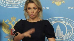 Rzeczniczka rosyjskiego MSZ Maria Zacharowa. Fot. PAP/EPA