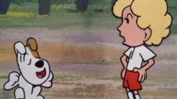 Reksio, bohater popularnego polskiego serialu animowanego. Źródło: PAP/Reprodukcja