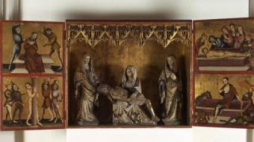 Ołtarz św. Elżbiety, warsztat czeski, ok. r. 1390. Źródło: MNG