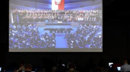 "Oratorium 966.pl". Na terenie MTP odbyło się uroczyste posiedzenie Zgromadzenia Narodowego. Fot. PAP/J. Kaczmarczyk