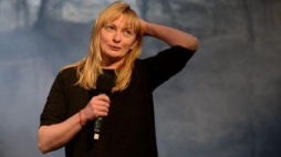 eżyser Monika Strzępka podczas próby spektaklu "Marzec'68. Dobrze żyjcie - to najlepsza zemsta". Fot. PAP/B. Zborowski
