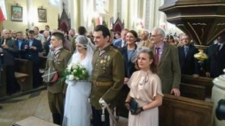 Uroczystość "Upamiętnienie Ślubu Pileckich" w Ostrowii Mazowieckiej. Fot. MKiDN
