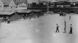 Plac apelowy w b. KL Gusen. 