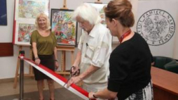 Henryk Chmielewski, słynny Papcio Chmiel, podczas Festiwalu Gier i Komiksów Historycznych. Fot. IPN/P. Życieński 