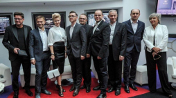 Konferencja prasowa prezentująca słuchowisko „Biblia Audio Live”. Fot. PAP/M. Obara 