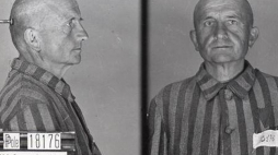 Franciszek Styra, proboszcz parafii w Mszanie, aresztowany przez Niemców 15.04.1941. Źródło: Muzeum Auschwitz-Birkenau
