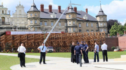 Jasna Góra przygotowuje się do lipcowej wizyty papieża Franciszka. Czerwiec, 2016 r. Fot. PAP/W. Deska 