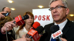 Marszałek Senatu Stanisław Karczewski podczas wizyty w Polskim Ośrodku Społeczno-Kulturalnym w Londynie. Fot.PAP/M.Obara