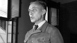 Juergen Stroop przed sądem w Warszawie. Fot. PAP/CAF/S. Dąbrowiecki