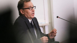 Kandydat na prezesa IPN dr Jarosław Szarek odpowiada na pytania Kolegium IPN. Warszawa, 18.07.2016. Fot. PAP/P. Supernak