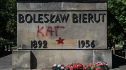 Grób Bolesława Bieruta na warszawskich Powązkach Wojskowych. Fot. PAP/J. Kamiński