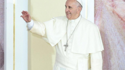 Papież Franciszek na krakowskich Błoniach. Fot. PAP/J. Turczyk
