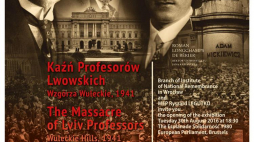 Przygotowana przez IPN ekspozycja "Kaźń Profesorów Lwowskich" 