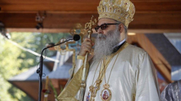 Prawosławny patriarcha antiocheński Jan X podczas uroczystości na Św. Górze Grabarce. 19.08.2016. Fot. PAP/A. Reszko 