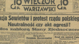 Wieczór Warszawski z 19 września 1939 r. Źródło: BN Polona