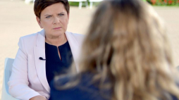 Premier Beata Szydło udziela wywiadu PAP. Fot. PAP/D. Delmanowicz