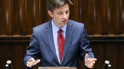 Przewodniczący sejmowej Komisji łączności z Polakami za granicą, poseł PiS Michał Dworczyk. Fot. PAP/P. Supernak