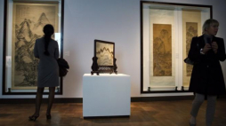 Wystawa "Życie wśród piękna. Świat chińskiego uczonego" w Muzeum Narodowym w Warszawie. Fot. PAP/T. Gzell