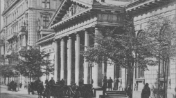 Giełda w Warszawie na pocz. XX wieku. Źródło: BN Polona