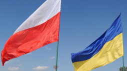 Polska i ukraińska flaga. Fot. PAP/D. Delmanowicz