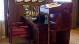 Pulpit translatorski K. Dedeciusa ofiarowany Muzeum Miasta Łodzi. Fot. PAP/G. Michałowski