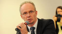 Prof. Krzysztof Szwagrzyk, pełnomocnik prezesa IPN ds. poszukiwań miejsc pochówku ofiar terroru komunistycznego. Fot. PAP/G. Jakubowski