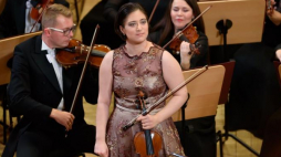 Veriko Tchumburidze podczas 4. etapu przesłuchań XV Międzynarodowego Konkursu Skrzypcowego im. Henryka Wieniawskiego. 20.10.2016. Fot. PAP/J. Kaczmarczyk