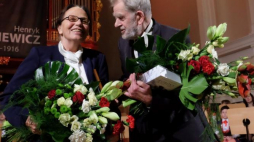 Joanna Duda-Gwiazda i Andrzej Gwiazda odebrali Medal Przemysła II. Fot. PAP/J. Kaczmarczyk