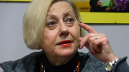 Joanna Siedlecka, autorka ksiażki "Biografie odtajnione". Fot. PAP/A. Rybczyński 