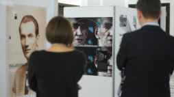 Otwarcie wystawy "Jan Karski. Człowiek wolności", zorganizowane przez Muzeum Historii Polski w ramach obchodów Europejskiego Dnia Pamięci o Sprawiedliwych. Fot. PAP/Jacek Turczyk 