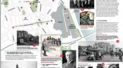 Fragment spacerownika, który otrzyma każdy z uczestników wycieczki "Śladami 11 listopada". Źródło: Muzeum Historii Polski
