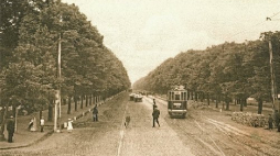 Wielka Aleja (Aleja Zwycięstwa) w Gdańsku. Ok. 1900 r. Źródło: Wikimedia Commons
