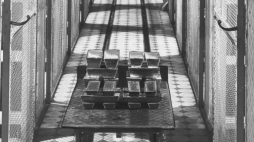 Skarbiec Banku Polskiego przy ulicy Bielańskiej 10 w Warszawie. 1935 r. Fot. NAC