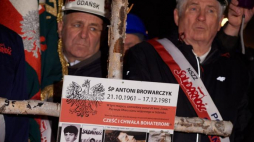 Uroczystość odsłonięcia pomnika Antoniego Browarczyka w Gdańsku. Fot. PAP/A. Warżawa