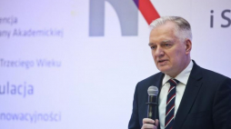 Wicepremier, minister nauki i szkolnictwa wyższego Jarosław Gowin. Fot. PAP/R. Guz 