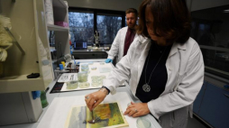 Interdyscyplinarne Laboratorium Badań i Analiz Konserwatorskich otwarte w siedzibie Centrum Nauk Biologiczno-Chemicznych w Warszawie. Fot. PAP/B. Zborowski