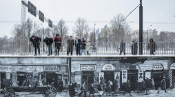 Mural upamiętniający żydowskich mieszkańców Lublina. Fot. PAP/W. Pacewicz 
